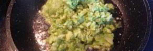 макароны с соусом из брокколи и креветками