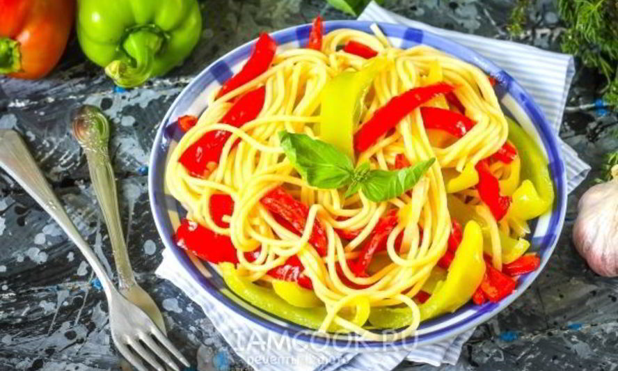 Рецепт пасты с болгарским перцем