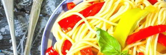 паста с болгарским перцем