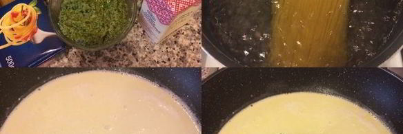 паста с домашним песто