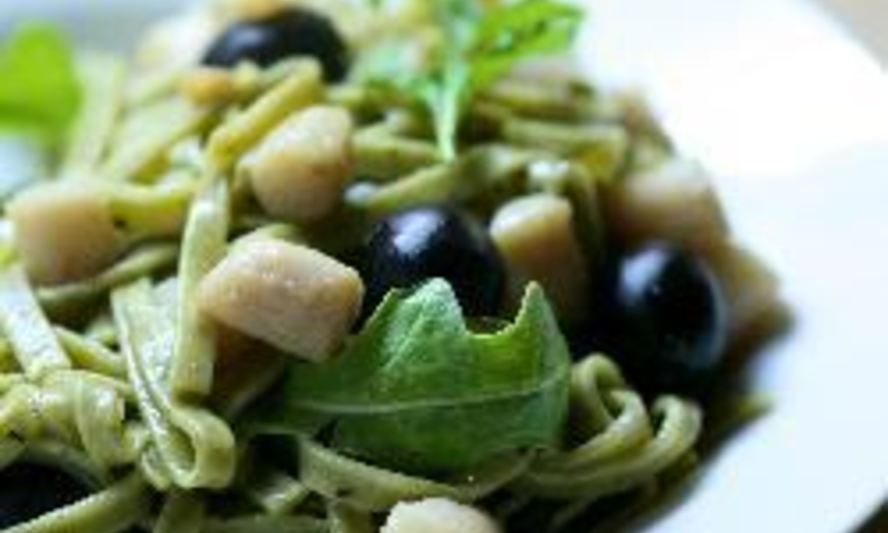 Рецепт пасты с гребешками