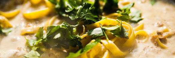 паста с кроликом