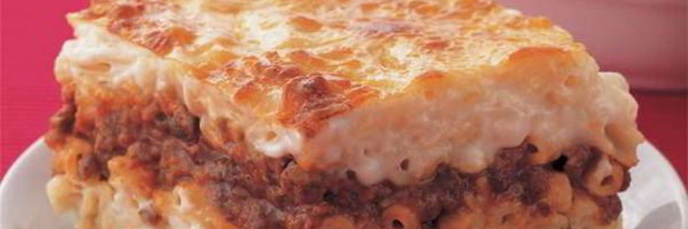 Паста с соусом бешамель