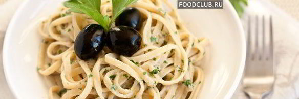 паста с соусом из тунца и петрушки