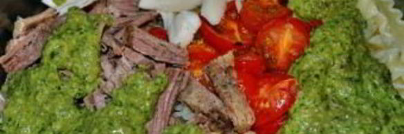 паста с телятиной