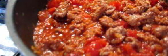 паста с томатным соусом