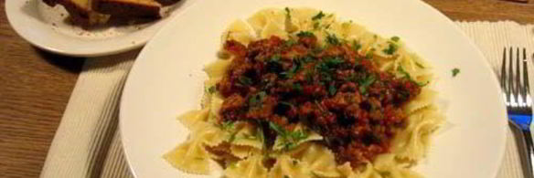 паста с томатным соусом