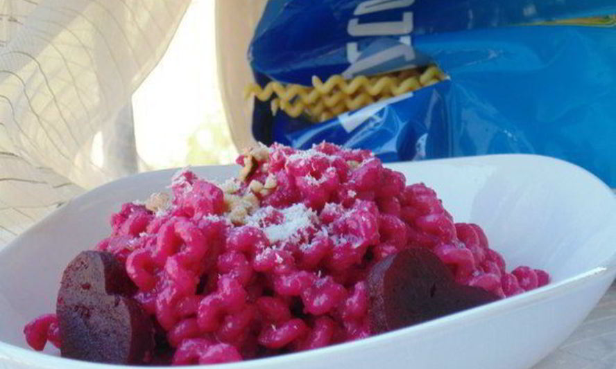 Рецепт пасты со свекольным песто