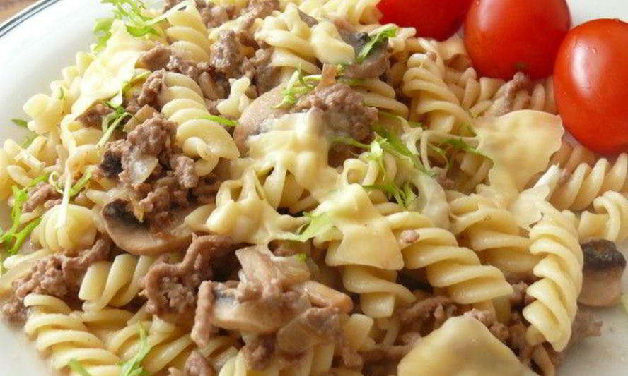 Рецепт пасты stroganoff