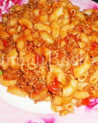 Сочные макароны Болоньезе