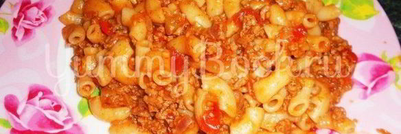 сочные макароны болоньезе