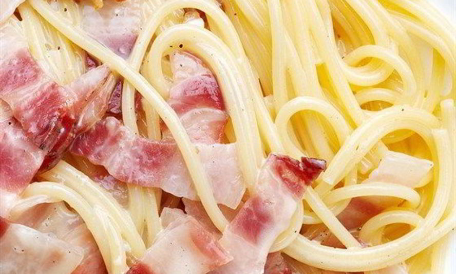 Рецепт спагетти карбонара с копченой корейкой
