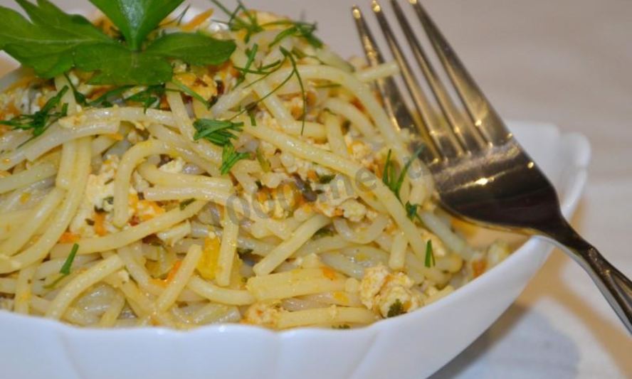 Рецепт спагетти с куриныма фаршема