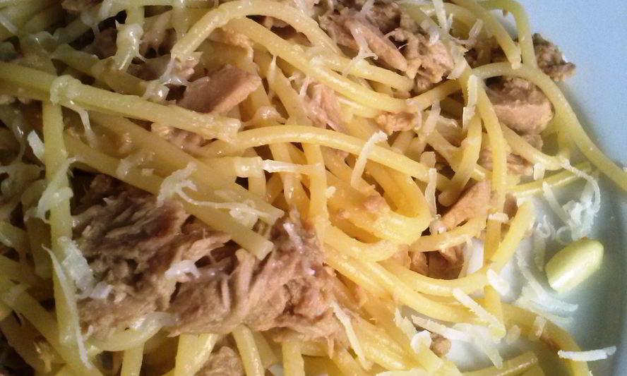 Рецепт спагетти с тунцом