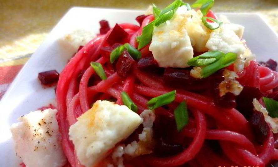 Рецепт весенних спагетти