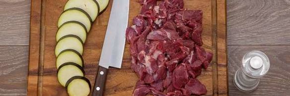 баранина с баклажанами