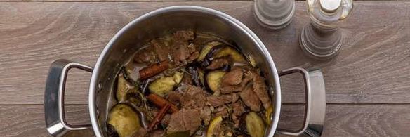 баранина с баклажанами