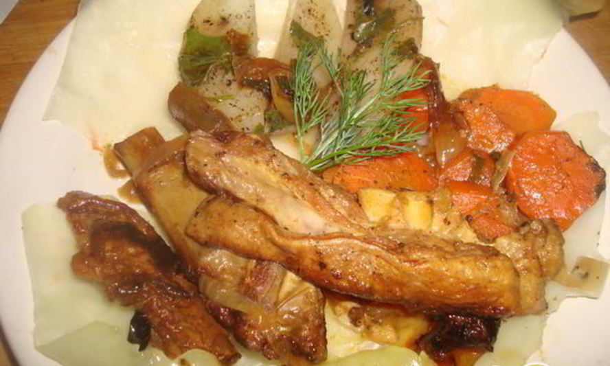 Рецепт баранины тушеной по-деревенски