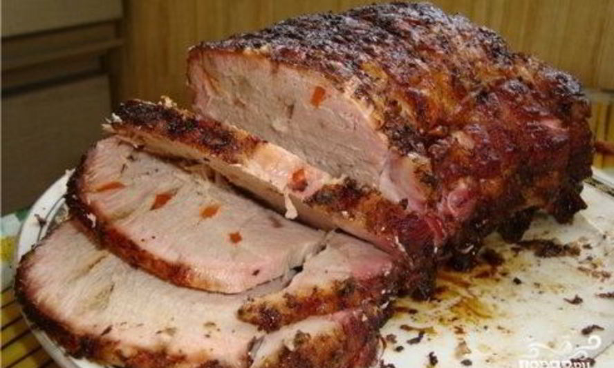 Рецепт буженины в рукаве