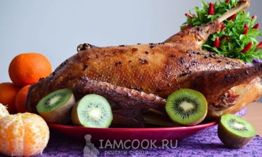 Рецепт фаршированного гуся