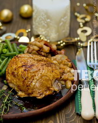 Фаршированный цыпленок