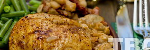 фаршированный цыпленок