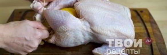 фаршированный цыпленок