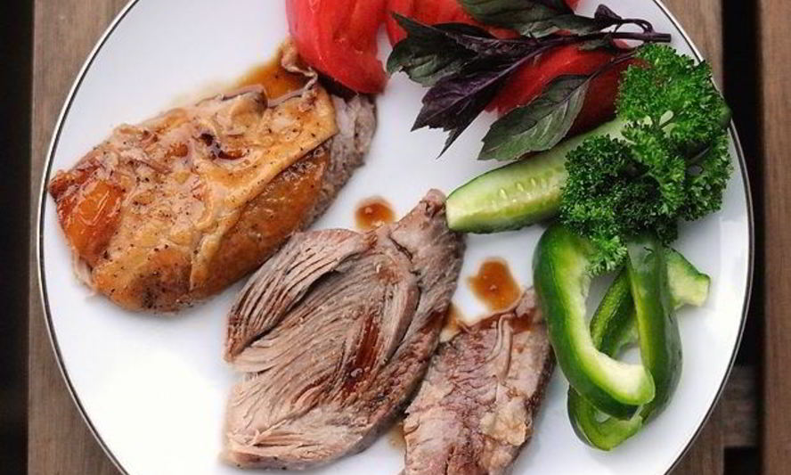 Рецепт голени индейки в рукаве для запекания