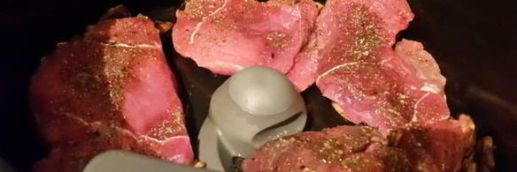 говядина с шампиньонами в мультиварке