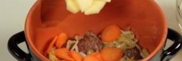 говядина с яблоками