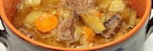 говядина с яблоками