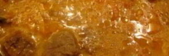 говядина, тушенная с кефиром