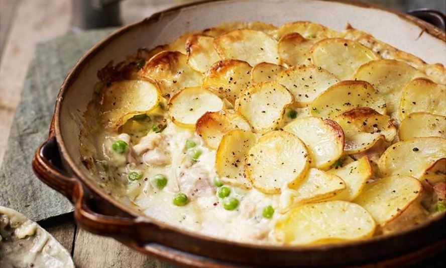 Рецепт гратен с курицей