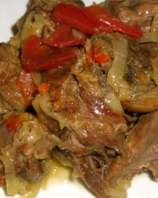 Хашлама из баранины с картофелем