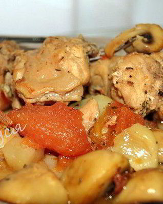 Кролик по-лионски