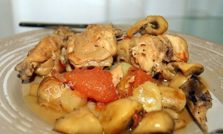 Рецепт кролика по-лионски