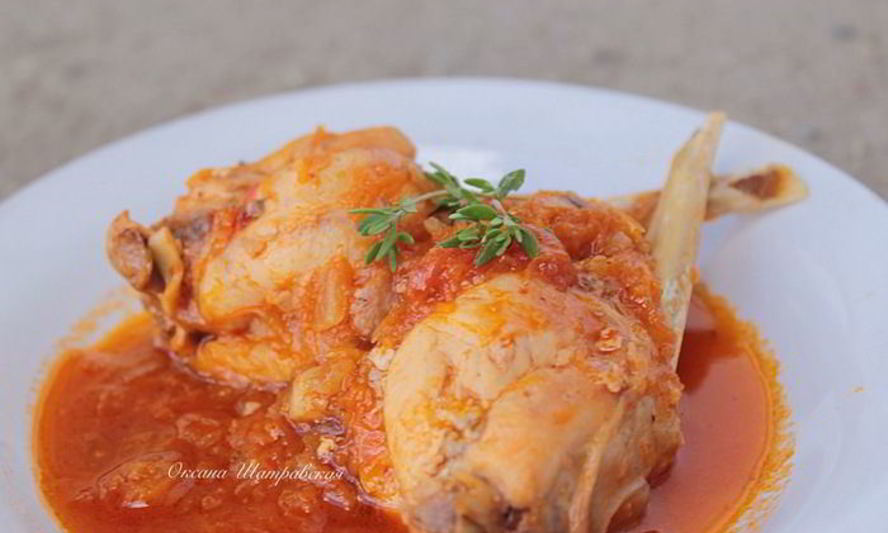 Рецепт кролика по-цыгански