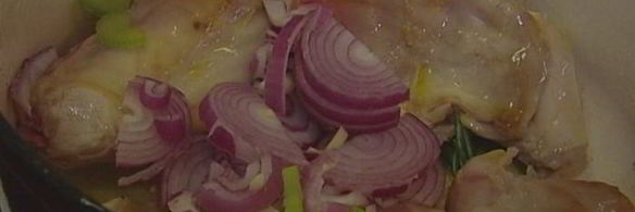 кролик с розмарином в белом вине