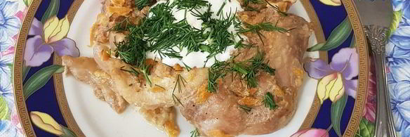 кролик в сметанном соусе