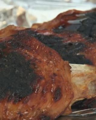 Крылышки индейки на гриле