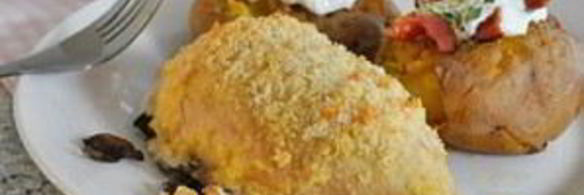 куриная грудка с грибами в духовке