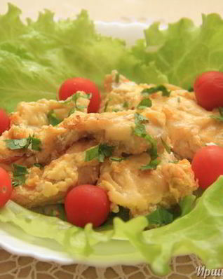 Куриная грудка в сливках