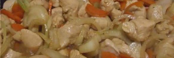 куриное филе в кисло-сладком соусе