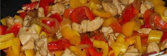 куриное филе в кисло-сладком соусе