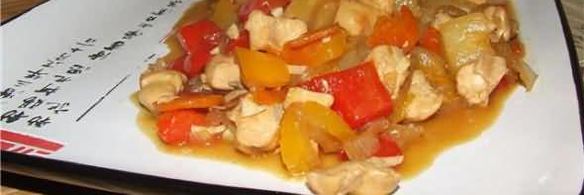 куриное филе в кисло-сладком соусе