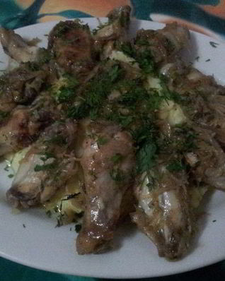 Куриные крылышки в кисло-сладком соусе