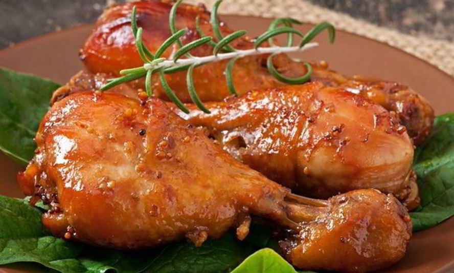 Рецепт куриных окороков в горчичном маринаде