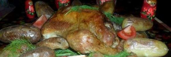 курица на соли