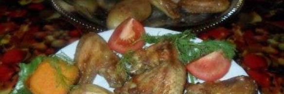 курица на соли