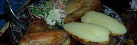 курица на соли